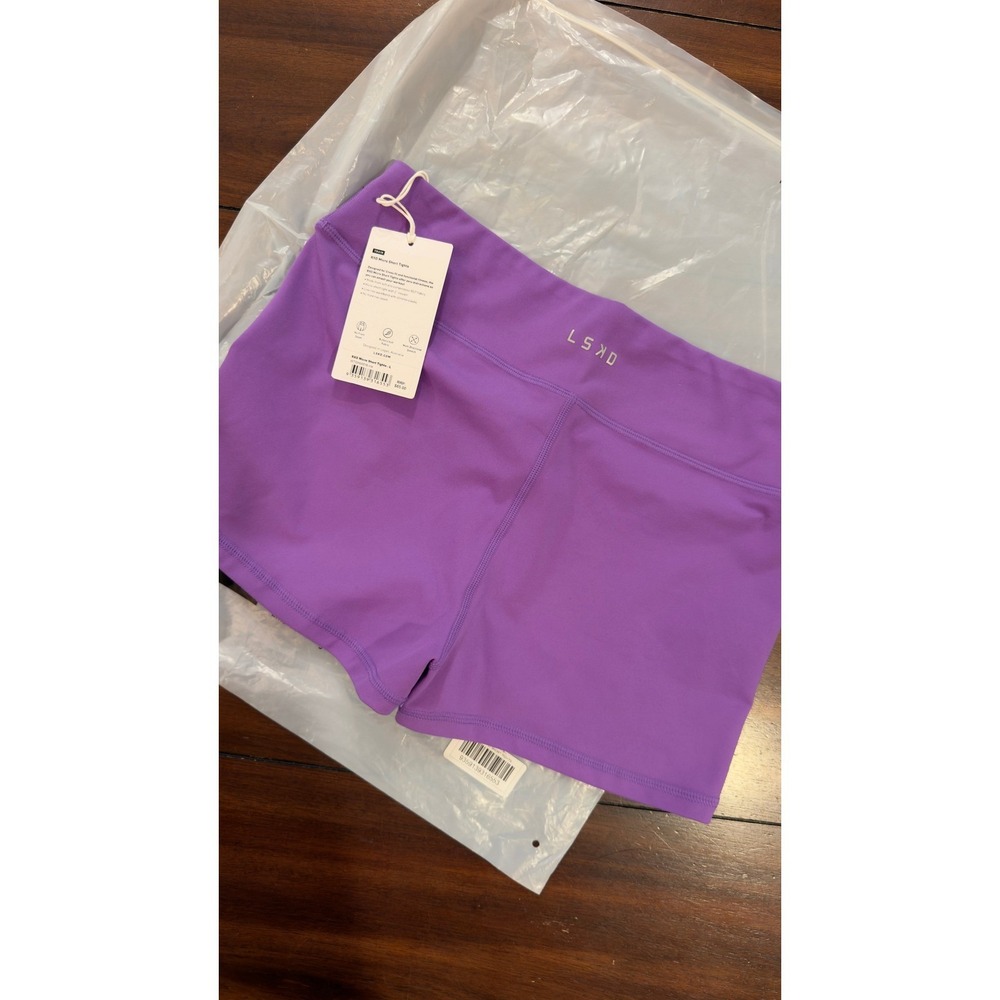 LSKD RXD Micro Short Tights Iris Purple Athletic Workout Shorts-Iris NEW NWT - Picture 8 of 16
